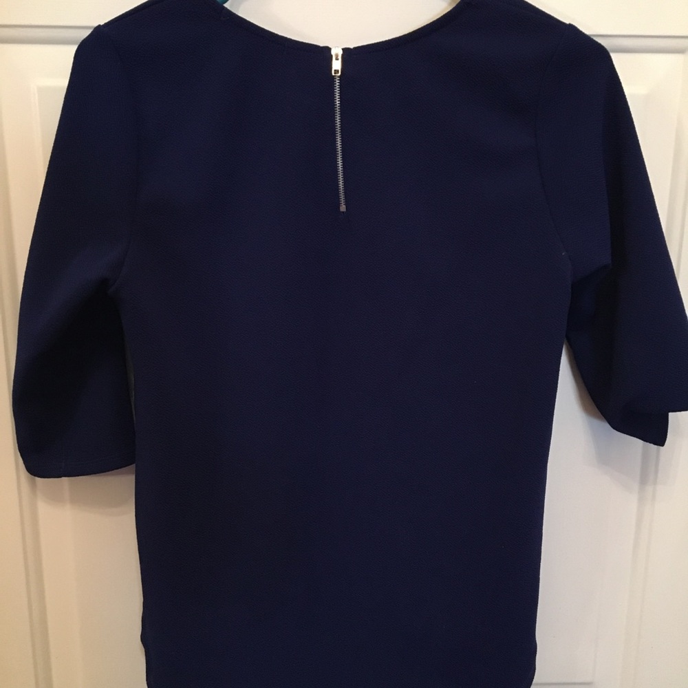 Green Envelope cobalt dark blue top